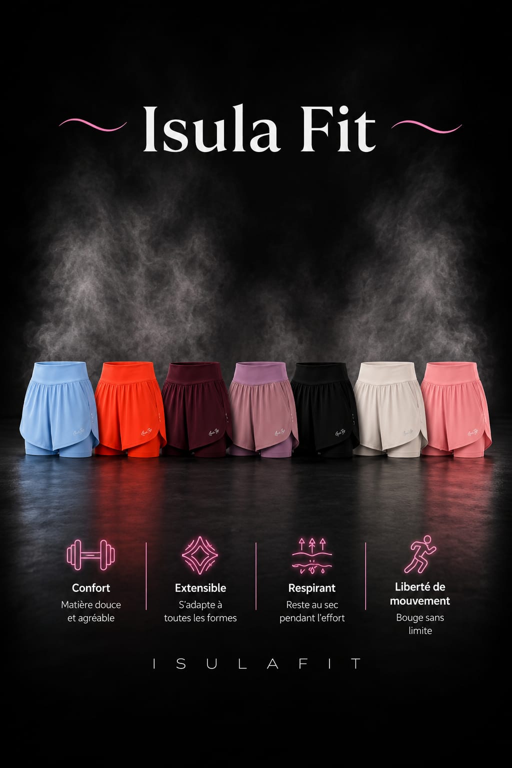 Short Cycliste Course | ISULA FIT