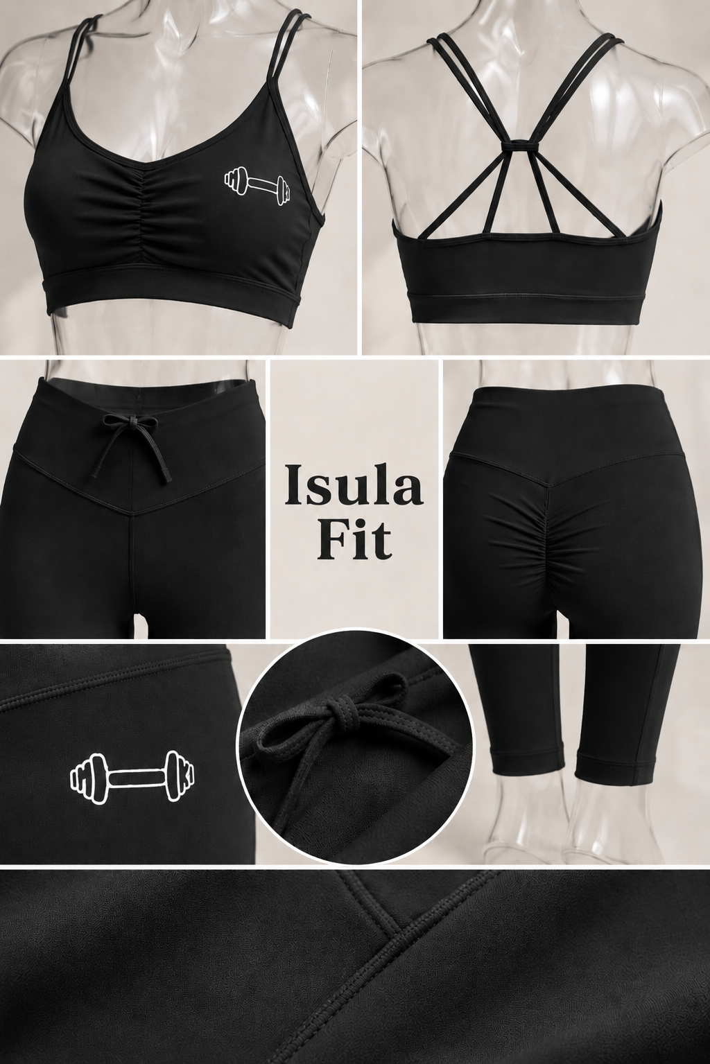 Ensemble Lagoon ( black ) Isula Fit ( Limited Edition )