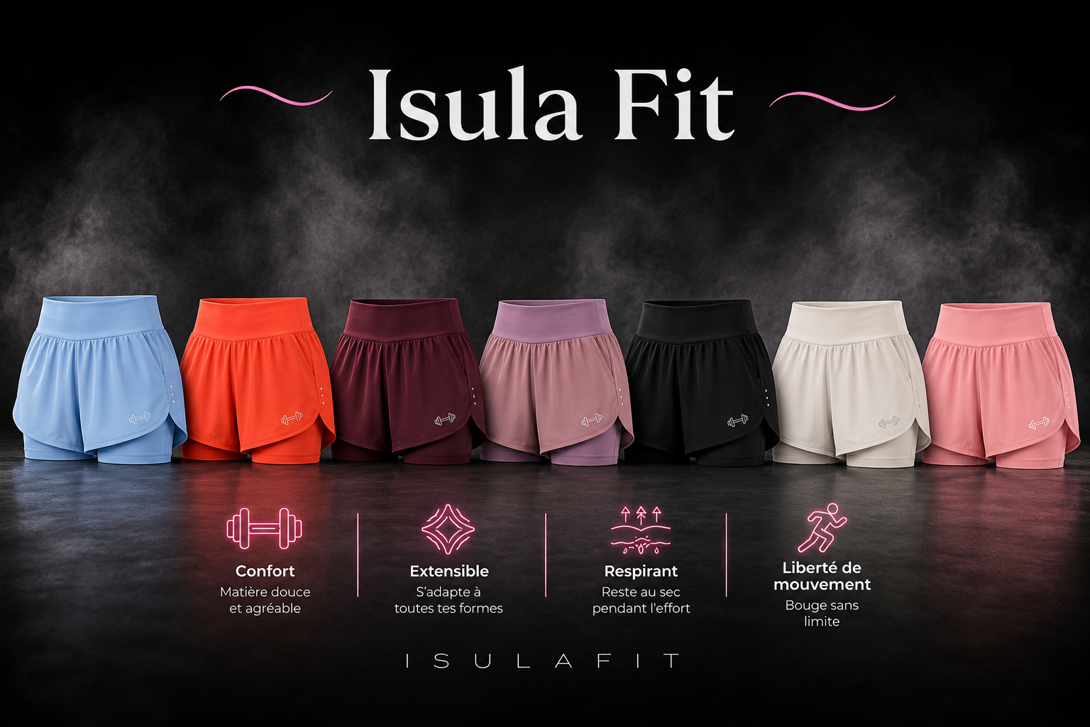 Short Cycliste Course | ISULA FIT