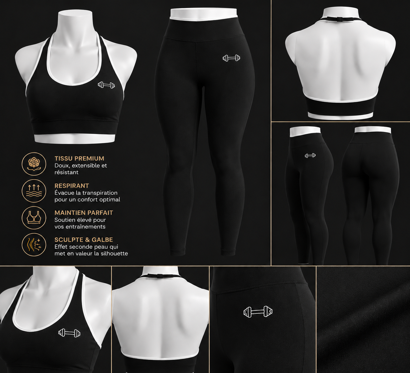 Ensemble New Moon Isula Fit  ( black )